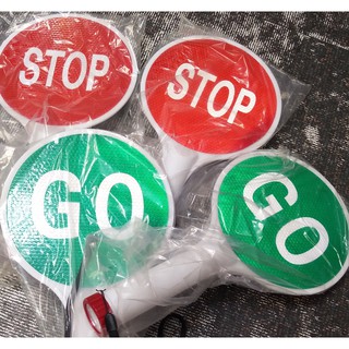 Buy Stop & Go Safety Signage with Handle