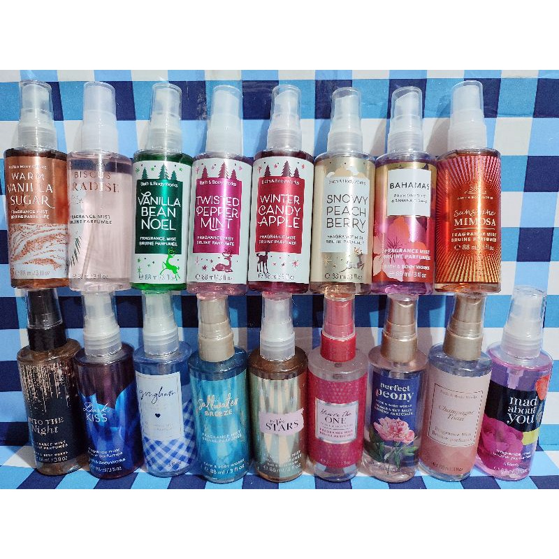 BATH AND BODY WORKS TRAVEL SIZE 88ML *ORIGINAL* | Shopee Philippines