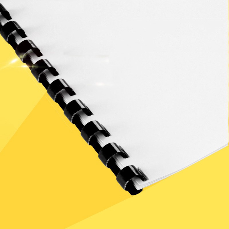100pcs Per Box PVC A3 A4 Ring Binder 21 Holes 612mm 80 Sheets Loose