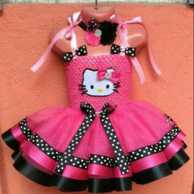 Hello kitty birthday dress for shop 1 year old