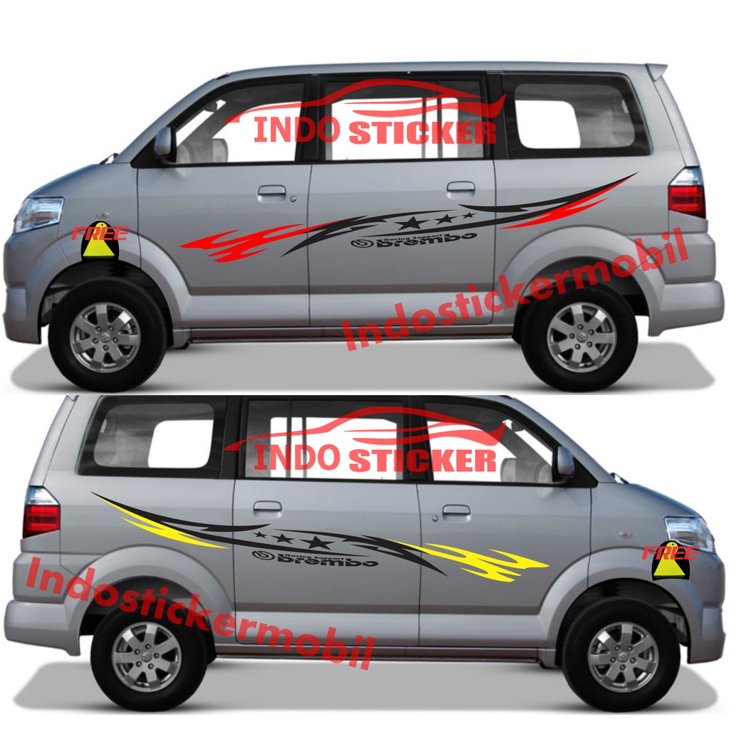 Suzuki apv car sticker apv luxio grandmax car cutting sticker apv ...