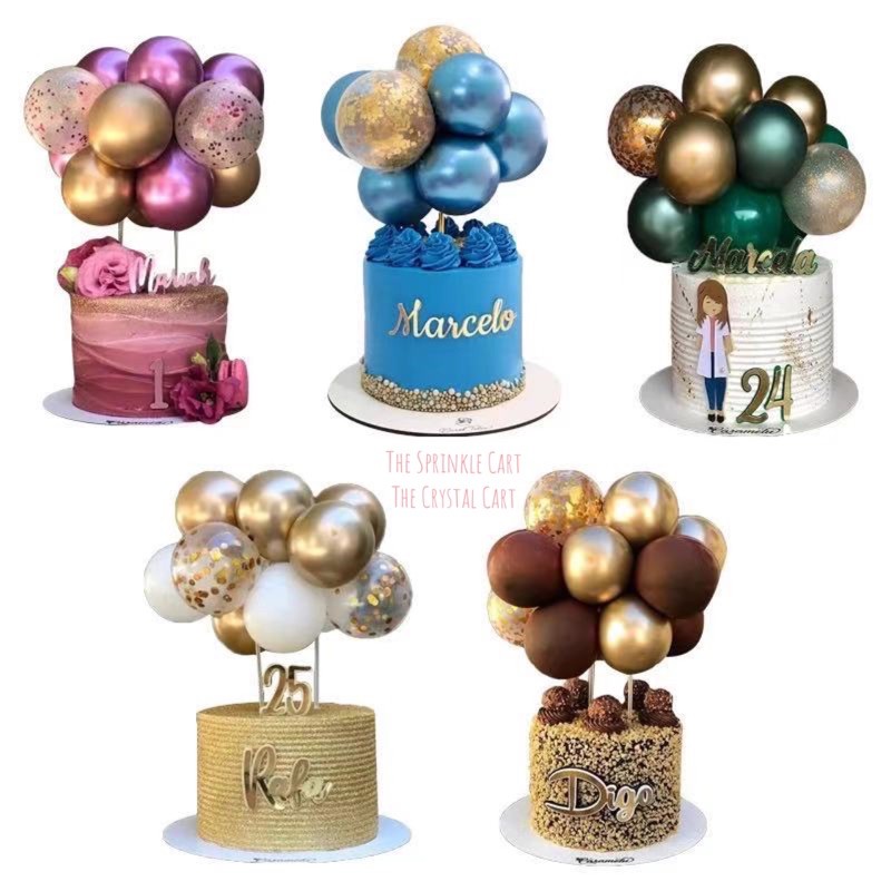 Metallic Balloon Topper for decoration TCC | Shopee Philippines