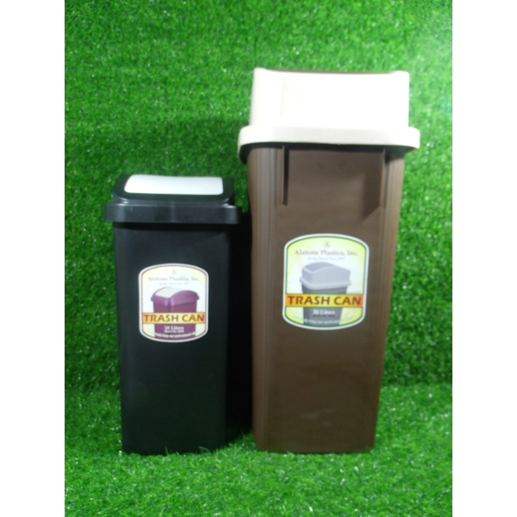 Alatone Plastic Trash Bin (2 size) Shopee Philippines
