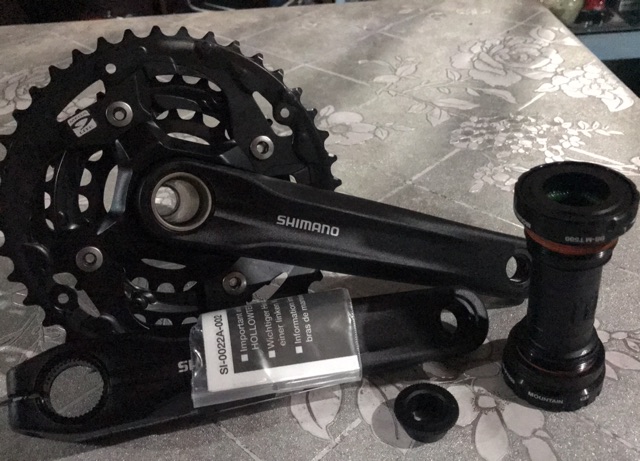 crank shimano mt300