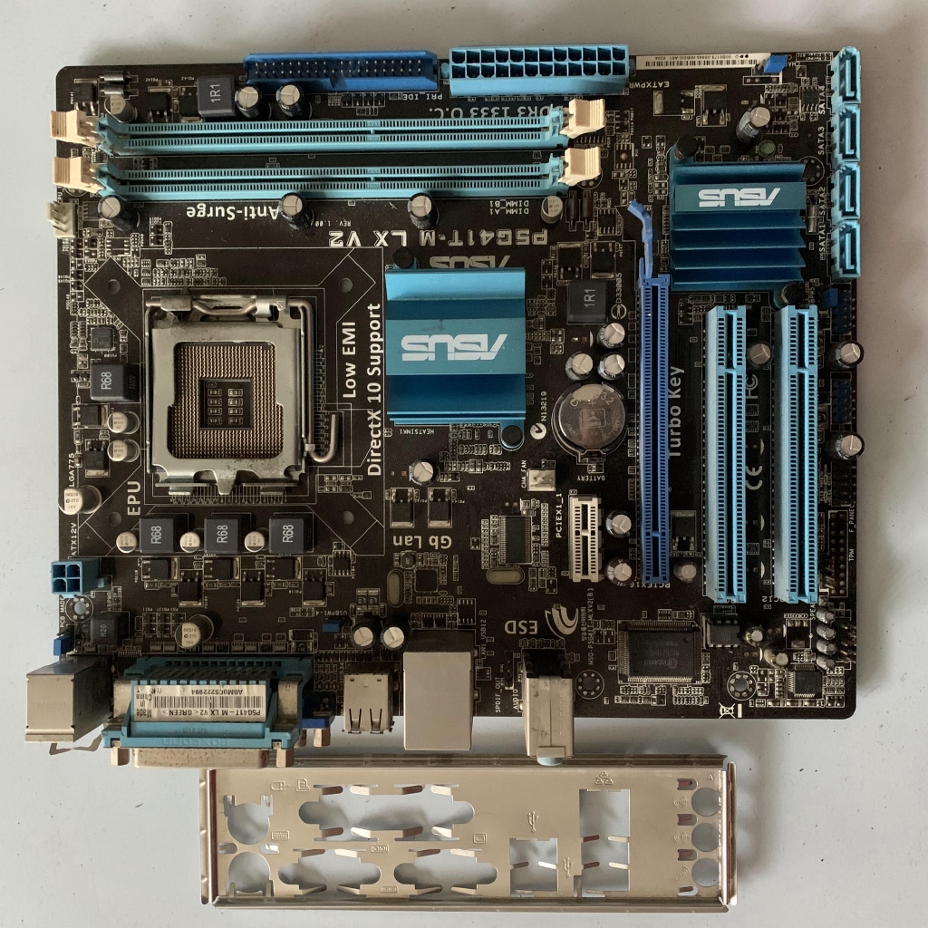Asus P5G41TM LX V2 Desktop Motherboard G41 Socket LGA 775 DDR3 8G u ATX UEFI BIOS Original Used
