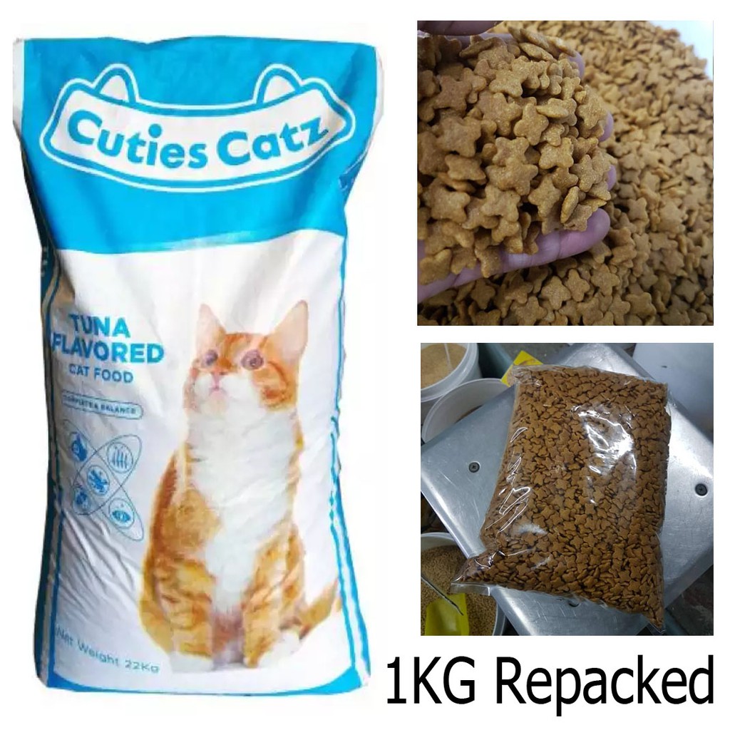 Cuties Catz Tuna Flavor Cat Food Repacked