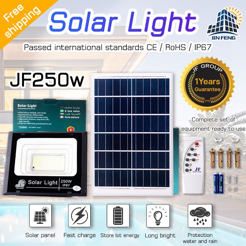 Heavy duty shop solar lights