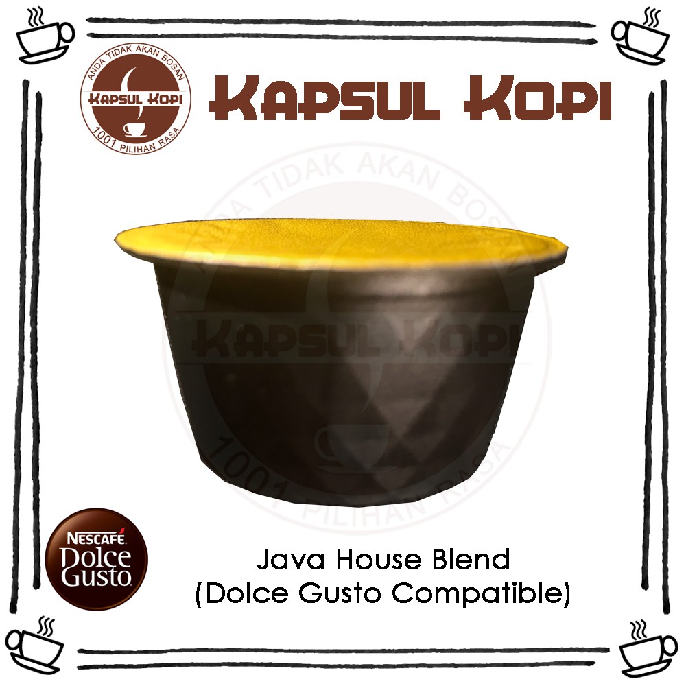 Java House Blend Nescafe Dolce Gusto Coffee Capsule Compatible Coffee ...