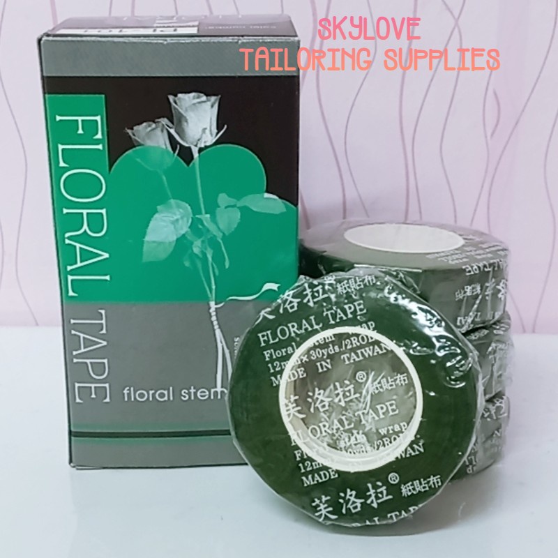 Floral Tape Floral Stem Tape Floral Stem Wrap 1/2" x 30 yards