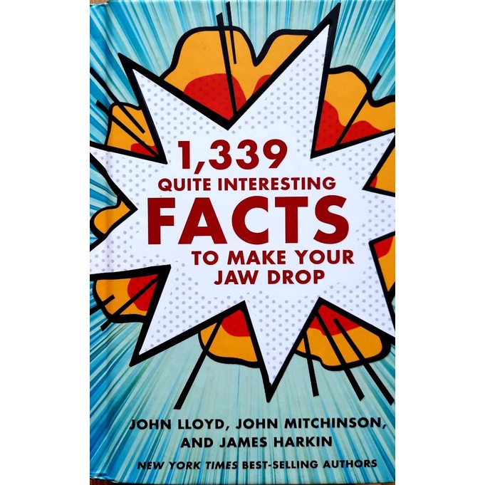 1,339 QUITE INTERESTING FACTS TO MAKE YOUR JAW DROP HARD COVER Shopee