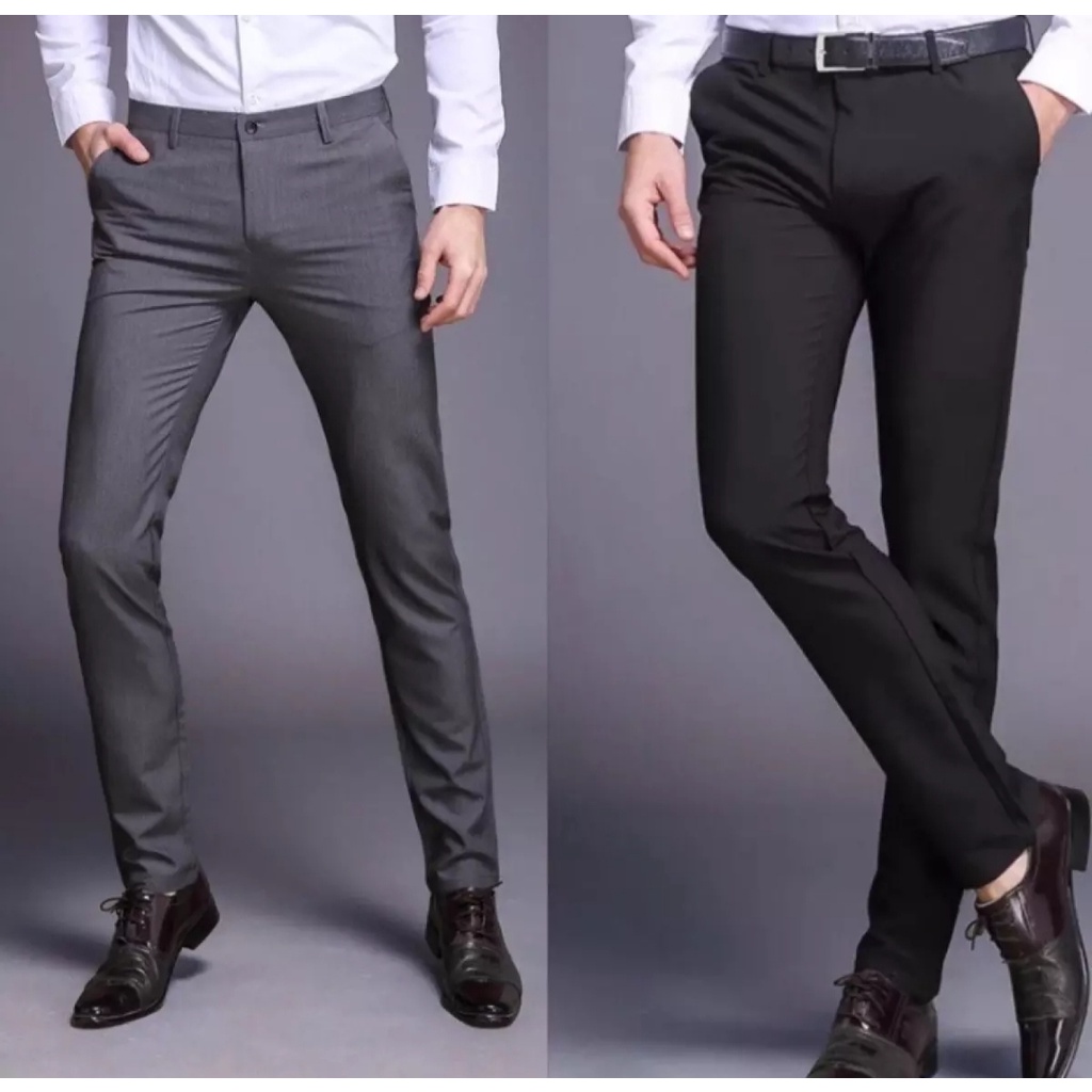 Skinny Slacks for Men MAKAPAL (SIZE:29-40) | Shopee Philippines