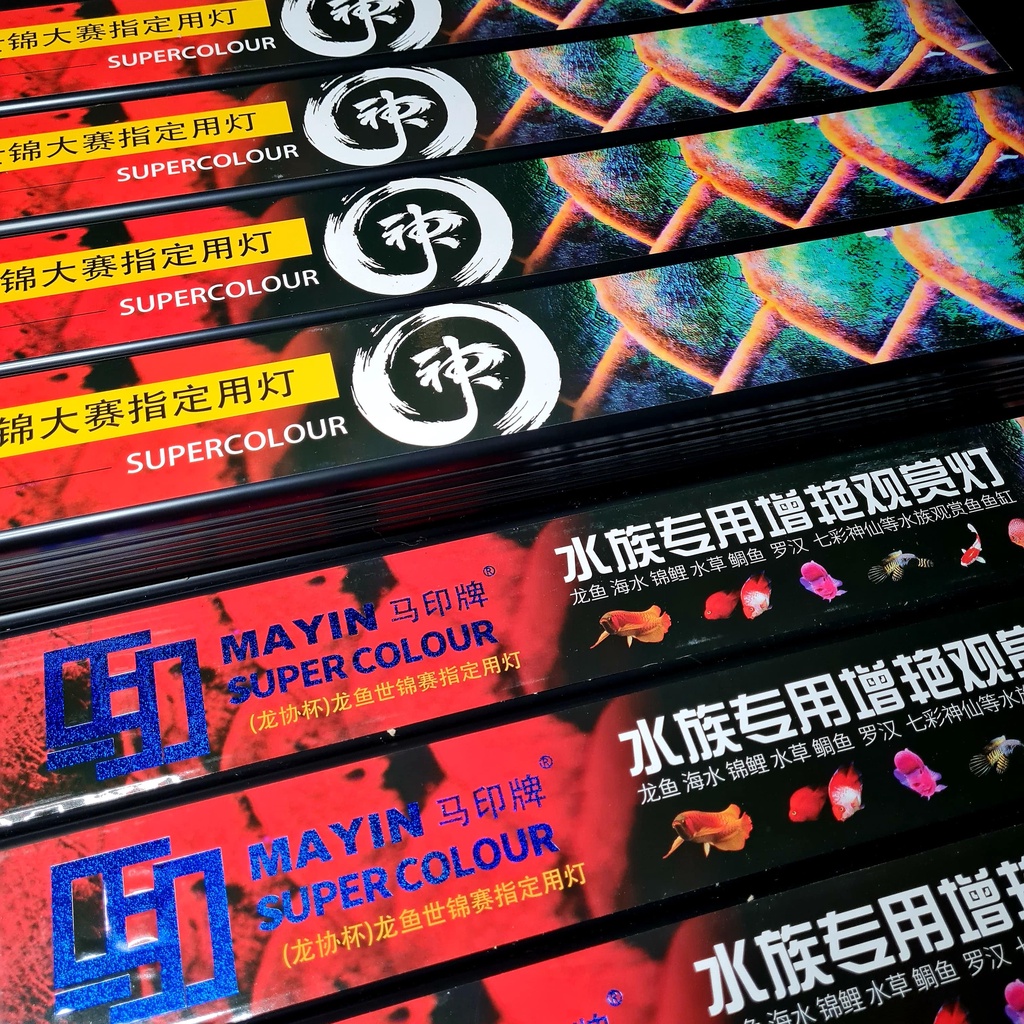 MAYIN SUPER COLOR LED VIEW AROWANA CHANNA KOKI AQUARIUM LIGHT 92cm ...