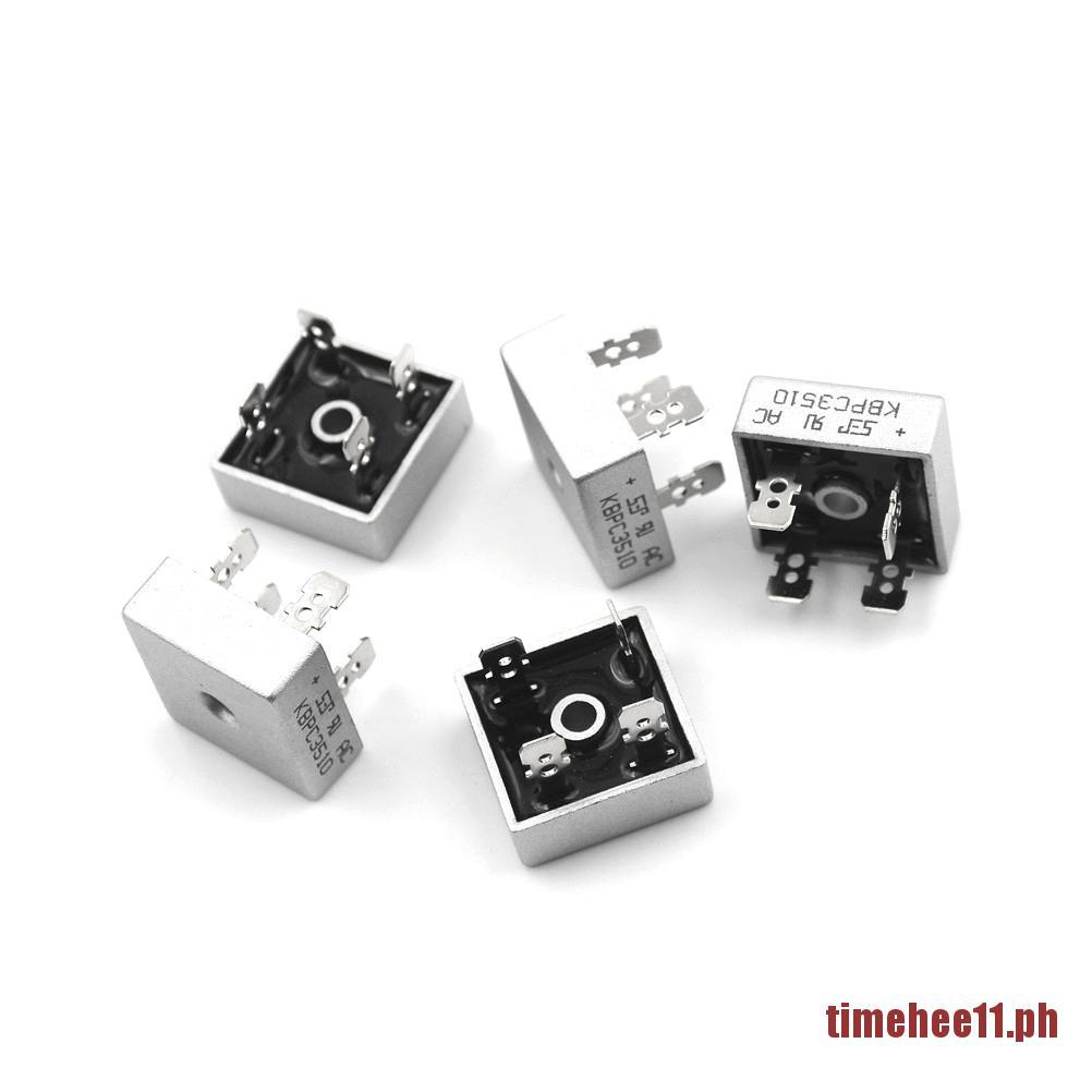 TIME 5PCS 35A 1000V Metal Case Single Phases Diode Bridge Rectifier ...