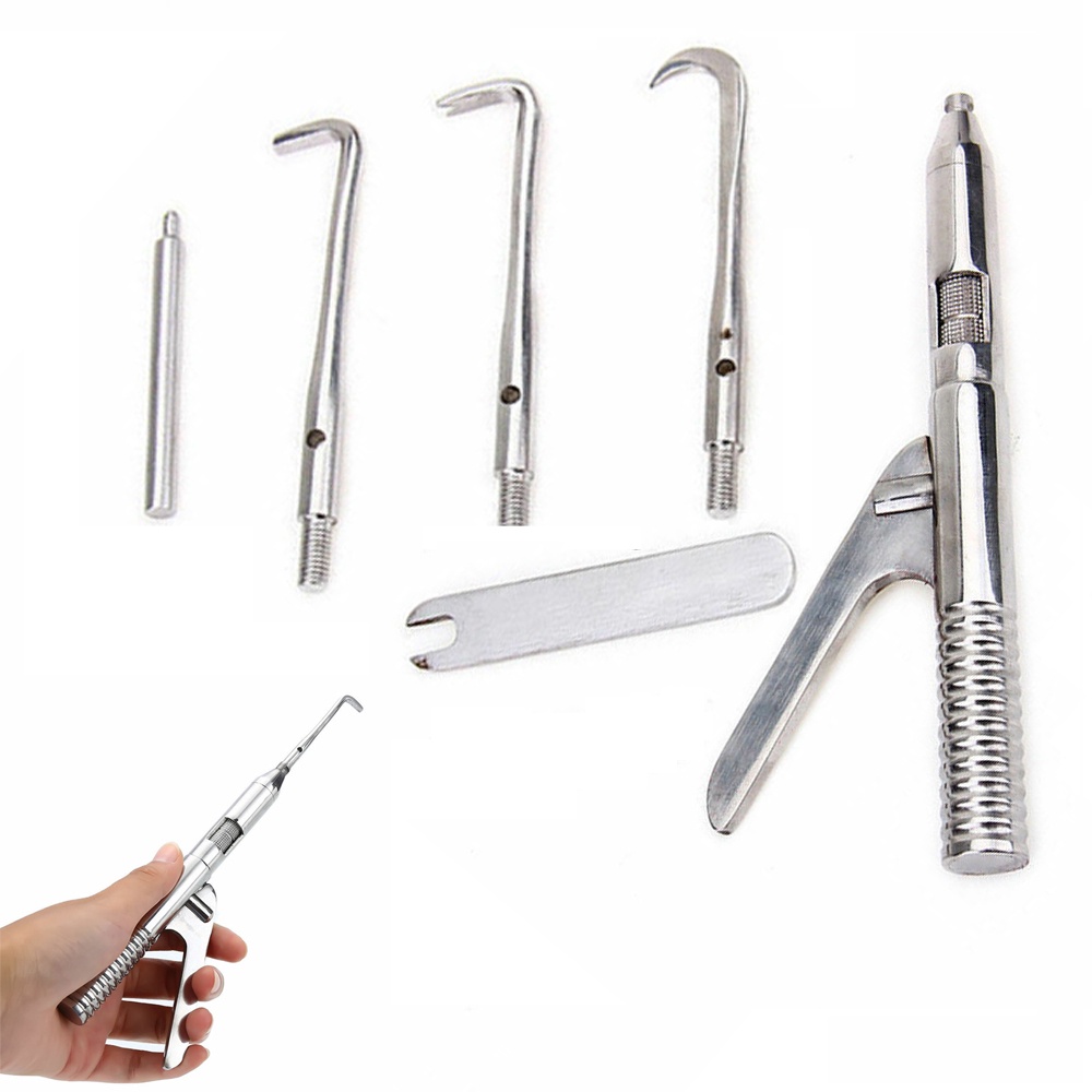 1 Set Dental Automatic Surgical Instruments Crown Remover Gun Dentist ...