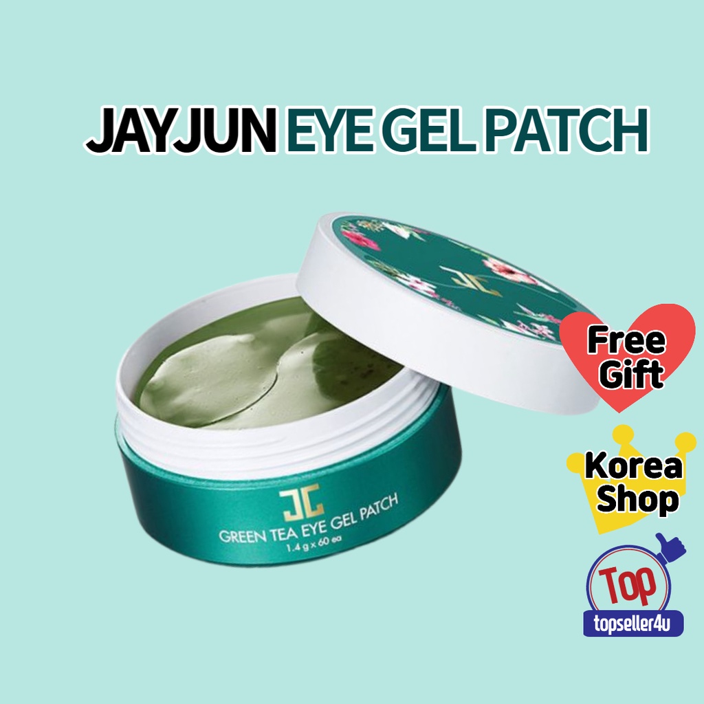 [JAYJUN] GREEN TEA EYE GEL PATCH 60pcs full of essence Under the eyes ...