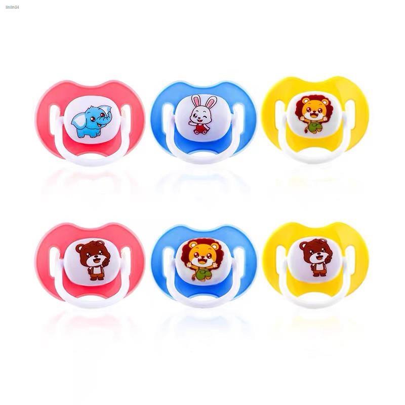 Ang bagongPreferred☋ED shop Pacifier Round Baby nipple Cartoon Silicone