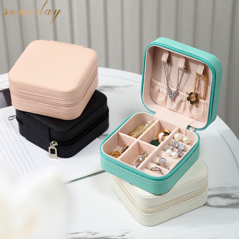 Someday simple portable jewelry box travel jewelry storage bag bracelet