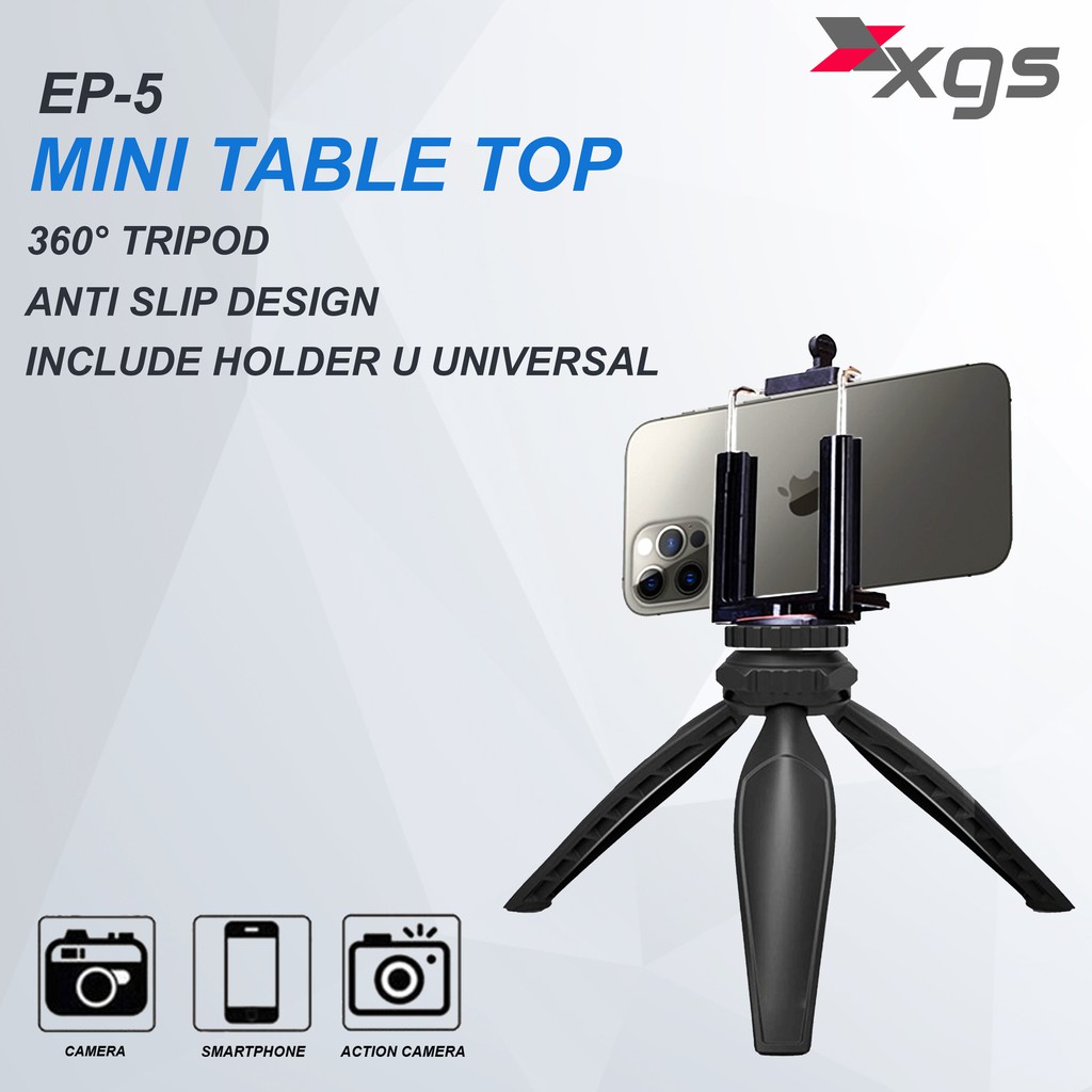 Mini Table Top 360 Tripod EP5 | Xgs | Shopee Philippines