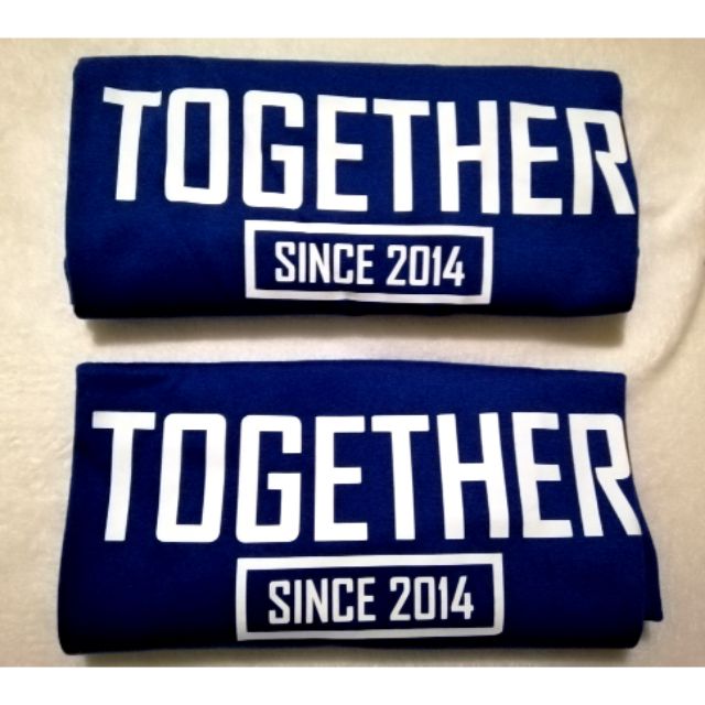 together since 2014 couple shirts