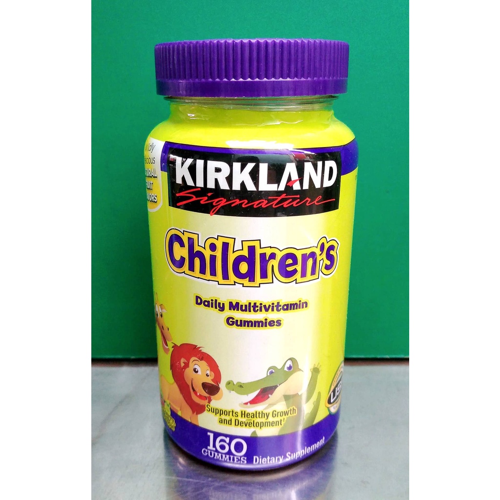 Kirkland Children's Daily Multivitamin Gummies (160 gummies) Shopee