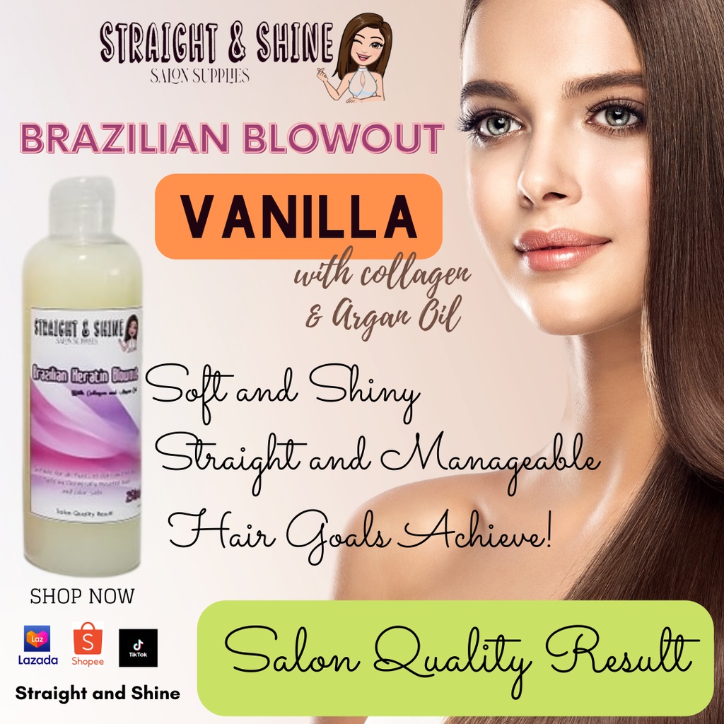 STRAIGHT AND SHINE BRAZILIAN BLOWOUT 100ML Shopee Philippines