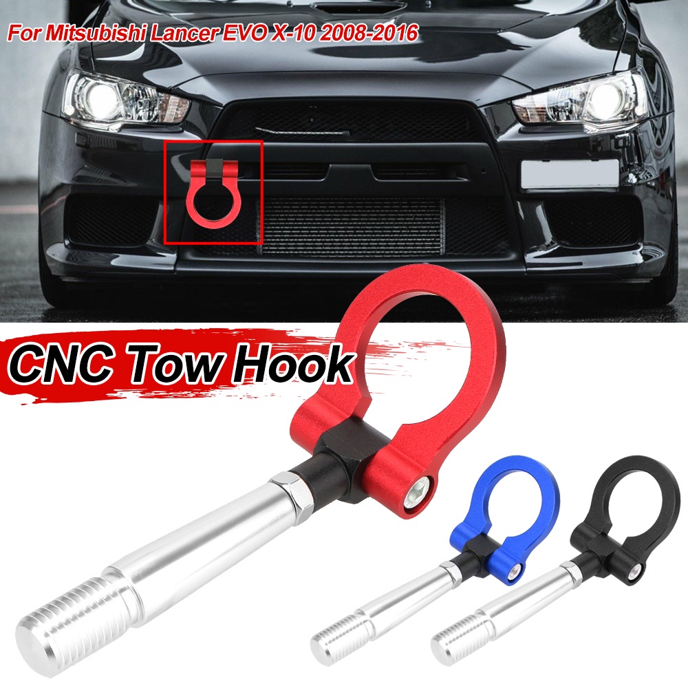 Vehicle Towing Hook Aluminum For Mitsubishi Lancer EVO X 10 20082016