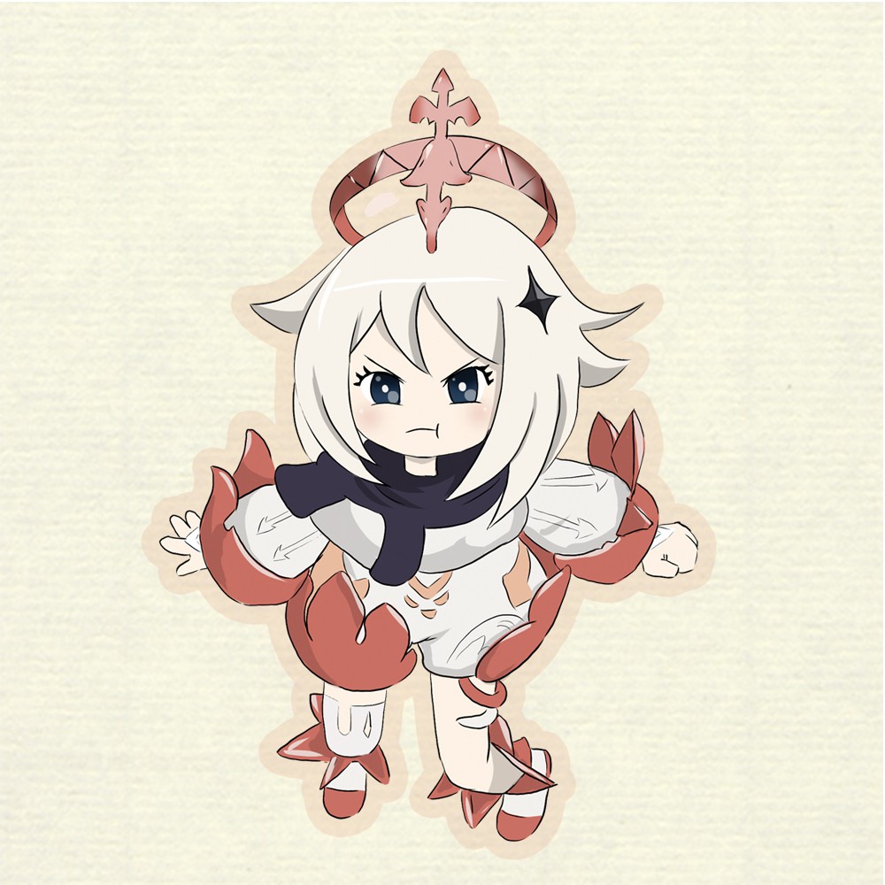 Paimon Genshin Impact vinyl sticker | Shopee Philippines