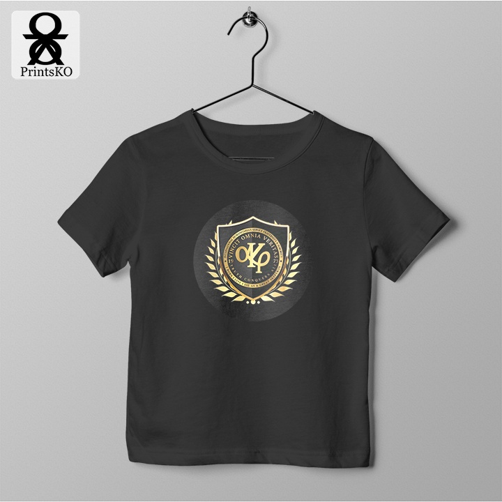 Alpha Kappa Rho Kids Shirt - AKP Logo Black Gold Design | Shopee