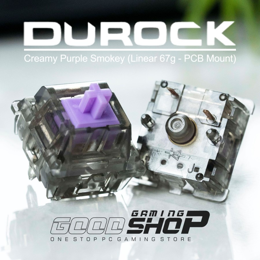 Durock Creamy Purple Smokey Switch Durock Switch Linear 67g PCB Mount ...