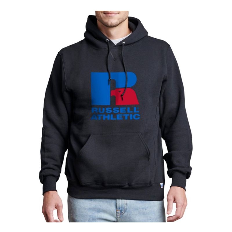 Russell Athletic Men's Solid Fleece Sweatshirt Gray Size Large