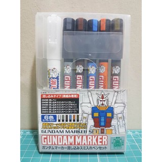 GMS122 Gundam Marker Pour Type Set (Set of 6)