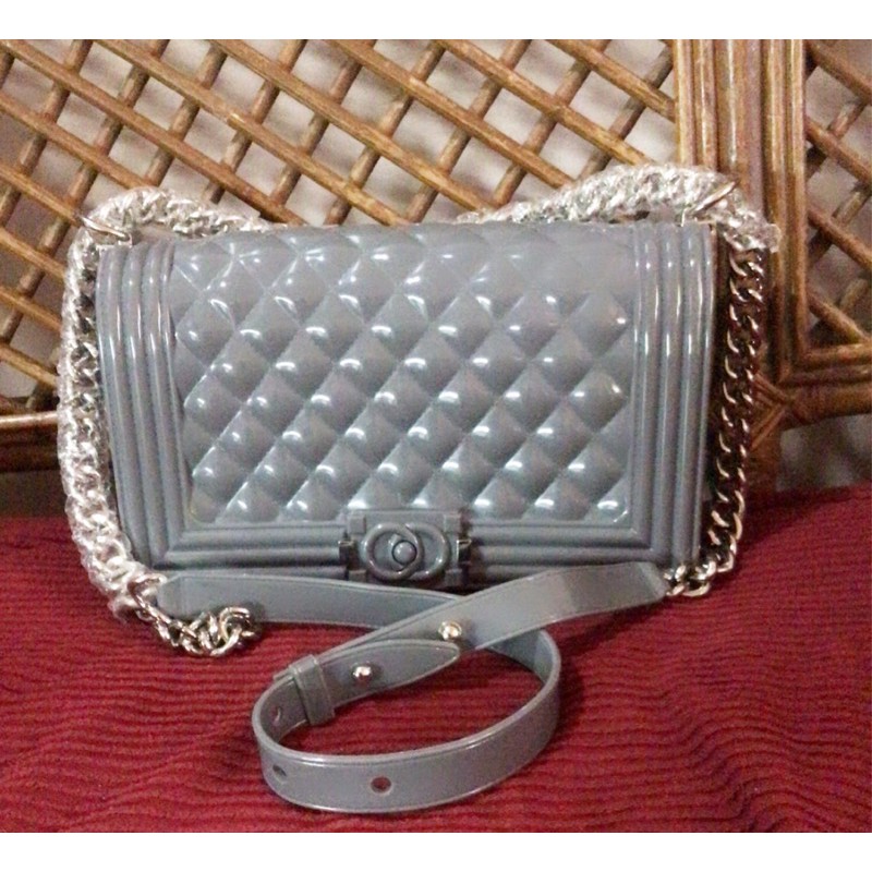 toyboy, Bags, Toyboy Jelly Bag With Silver Chain