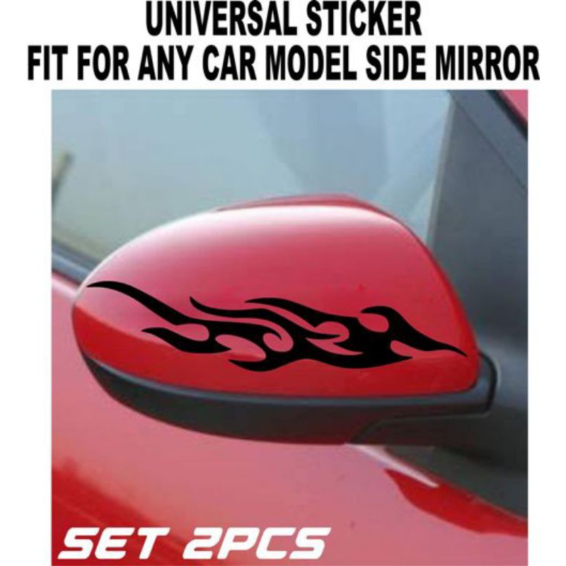 Side Mirror Sticker Tribal Design set 2pcs fit for any car side mirror ...