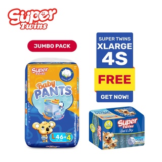 Super twins diaper store pants xxl price