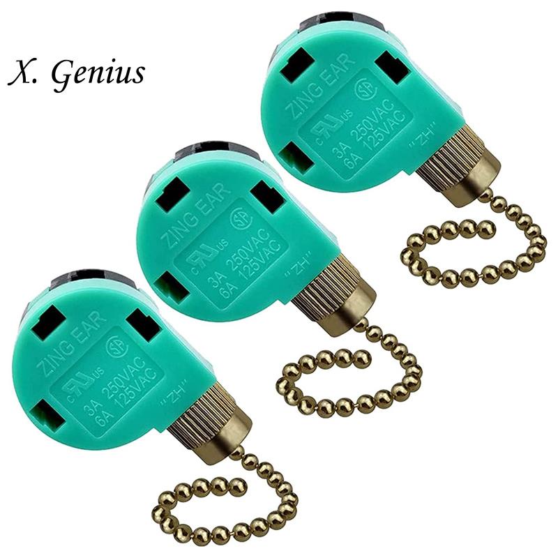 PerthSanta FANCON 3点セット Hunter Ceiling Fan Switch Ceiling Fan Switch 3 Speed 4 Wire