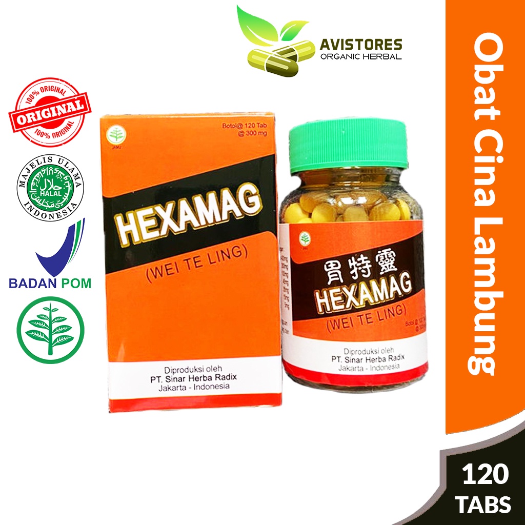 Hexamag Wei Te Ling WEITELING 204 Chinese Medicine For Stomachache Gerd