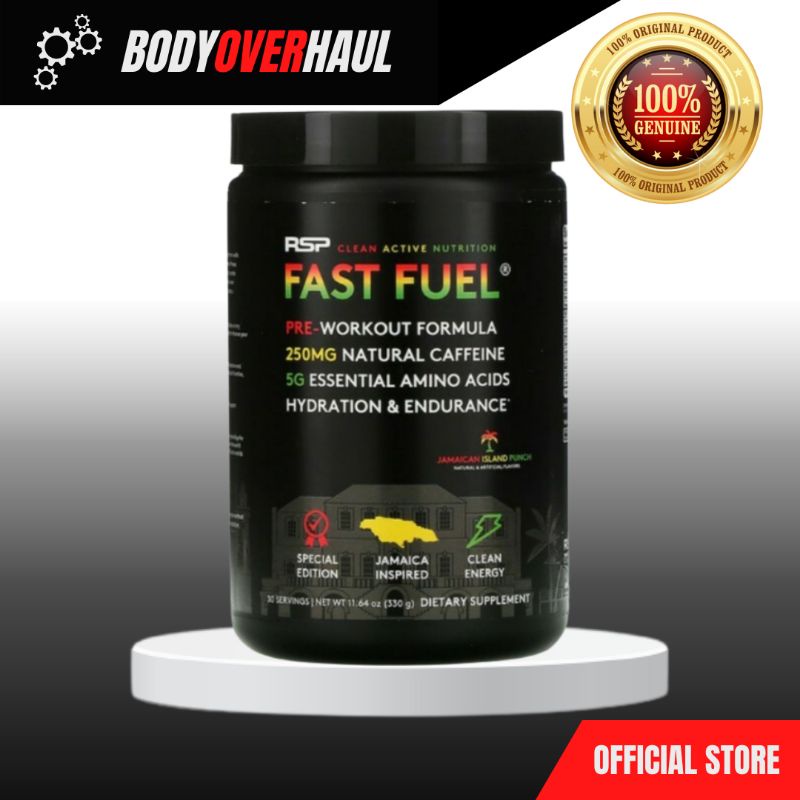 Body Overhaul PH I RSP Nutrition, Fast Fuel, PreWorkout Formula, Hydration & Endurance, 330 g