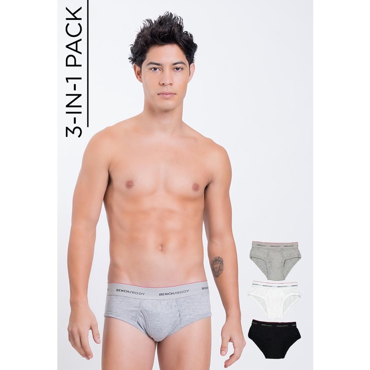 Men's 3-in-1 Pack Hipster Brief