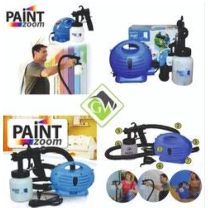 Paint Zoom Professional Electric Paint Sprayer Paint Gun Shopee