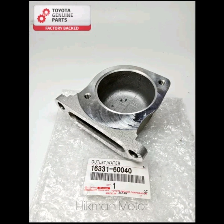 Housing Water Outlet Thermostat Toyota Landcruiser Hardtop FJ40 series Bolt 2 16331 60040