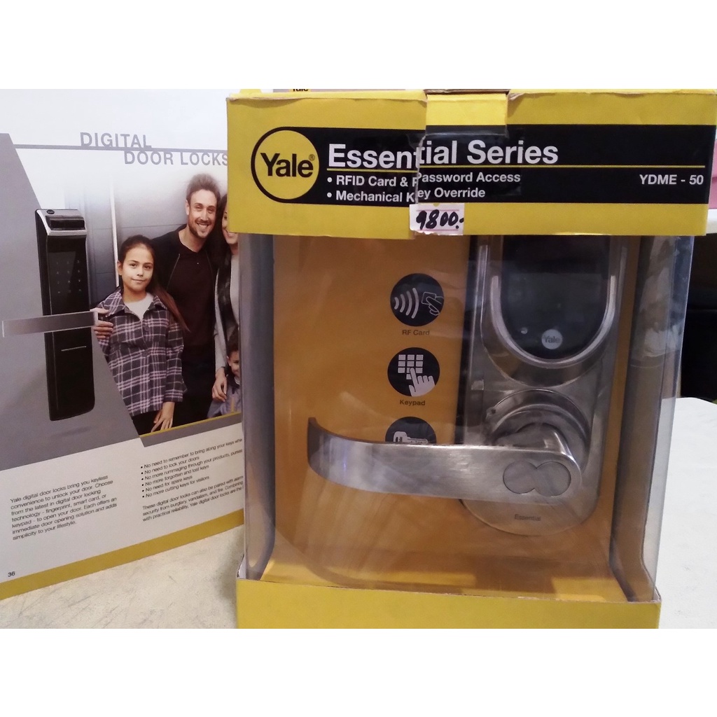 Original Yale RFID Dead Latch Digital Door Lock YDME50 Shopee Philippines