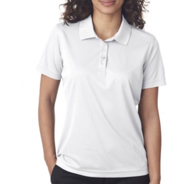 Girls white polo shirts on sale