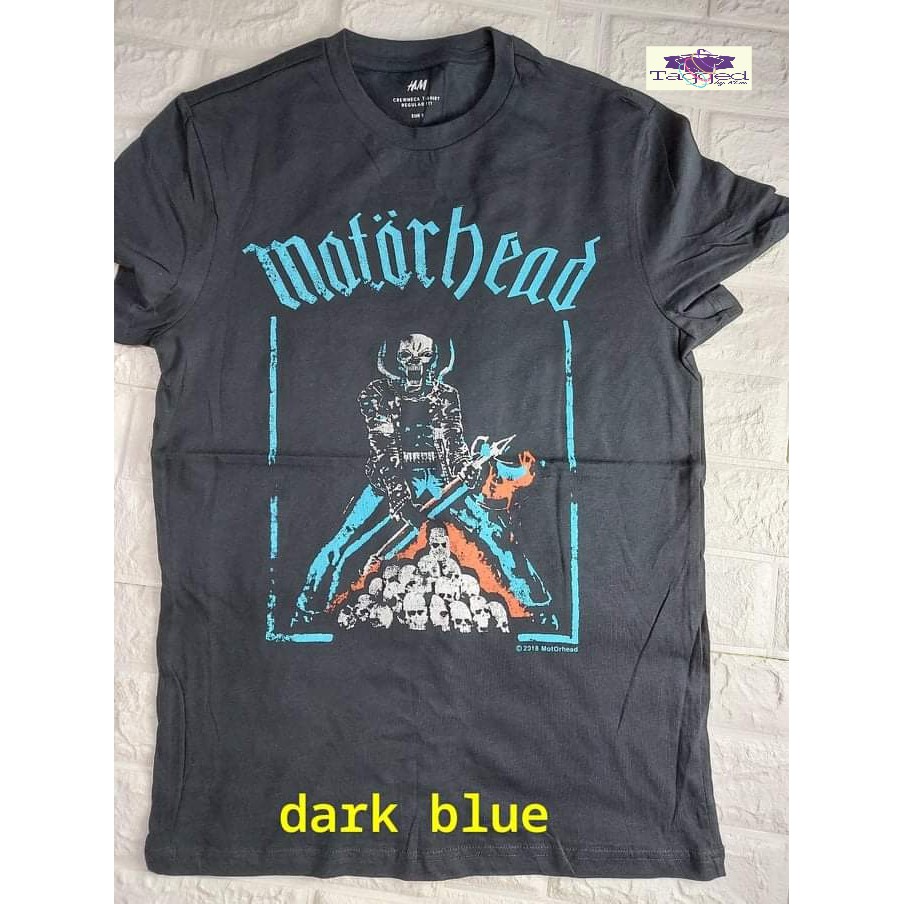 Motorhead Printed Design T Shirts for Men by H M Overruns Shopee Philippines