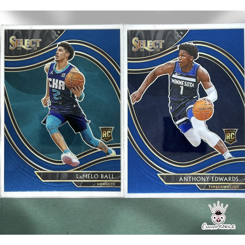 2020 21 Select Courtside Lamelo Ball Anthony Edwards Rc Rookie Card Shopee Philippines 
