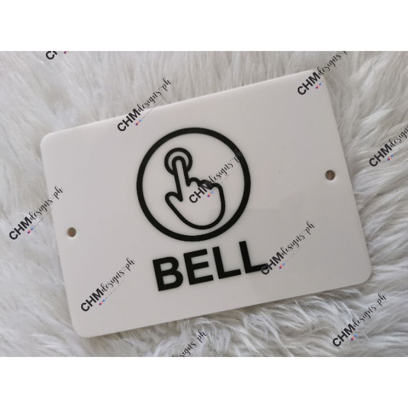 ACRYLIC BELL / ACRYLIC BELL SIGN BOARD | Shopee Philippines