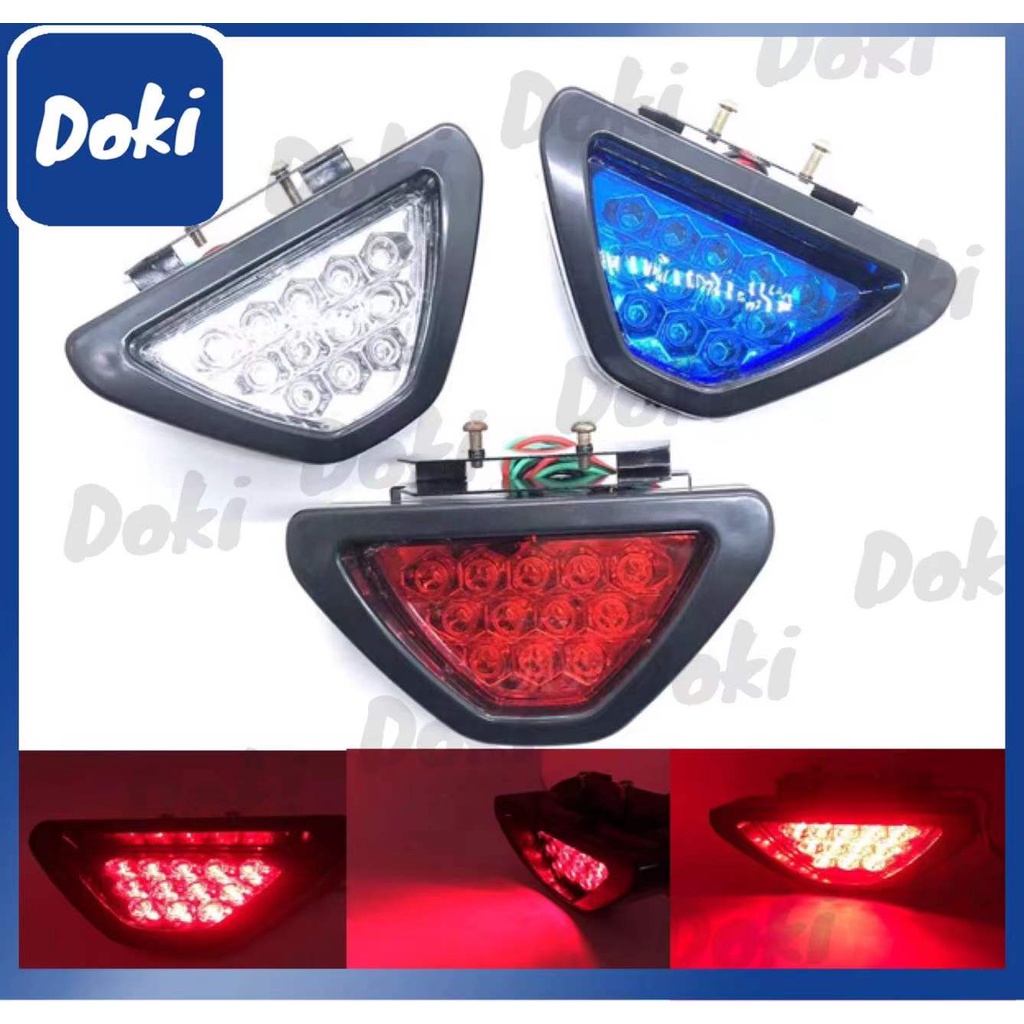 [DOKI MOTO] 12 LED UNIVERSAL BRAKE LAMP / TAIL LIGHT | Shopee Philippines