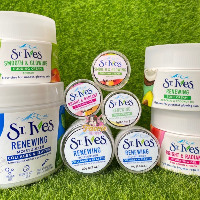 St. Ives Face Moisturizer Collagen & Elastin , Pudding Cream , Soft
