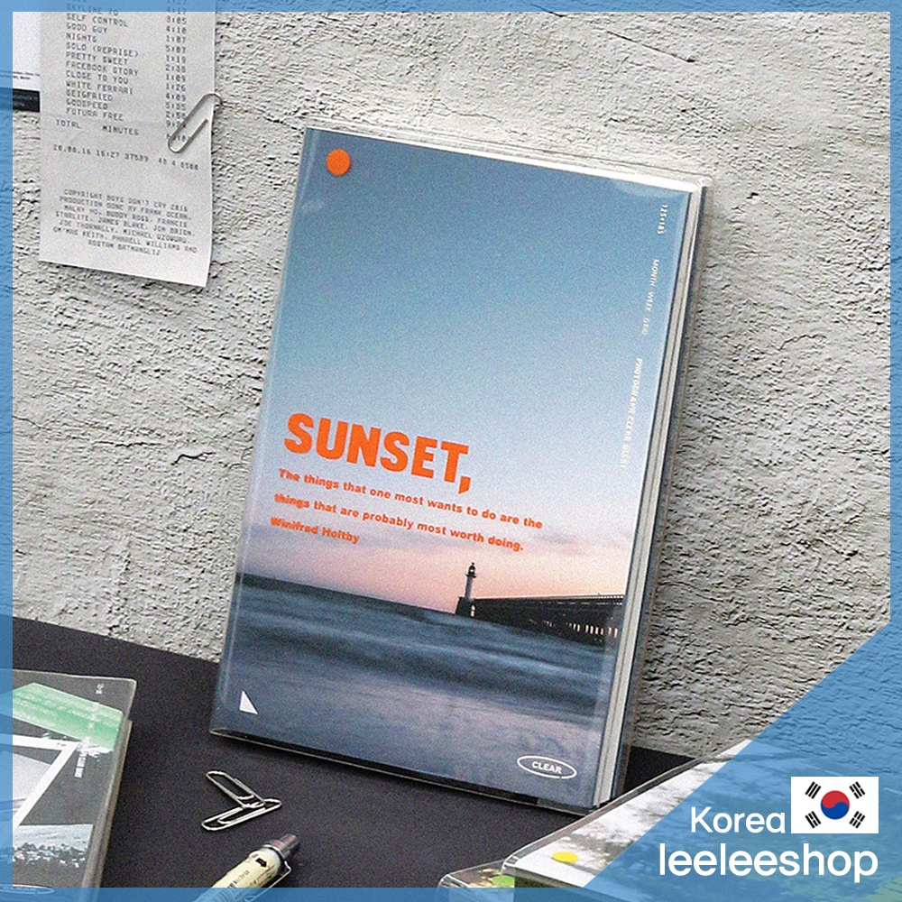 WANNATHIS_Photograph Clear Diary Korea Stationery Shopee Philippines