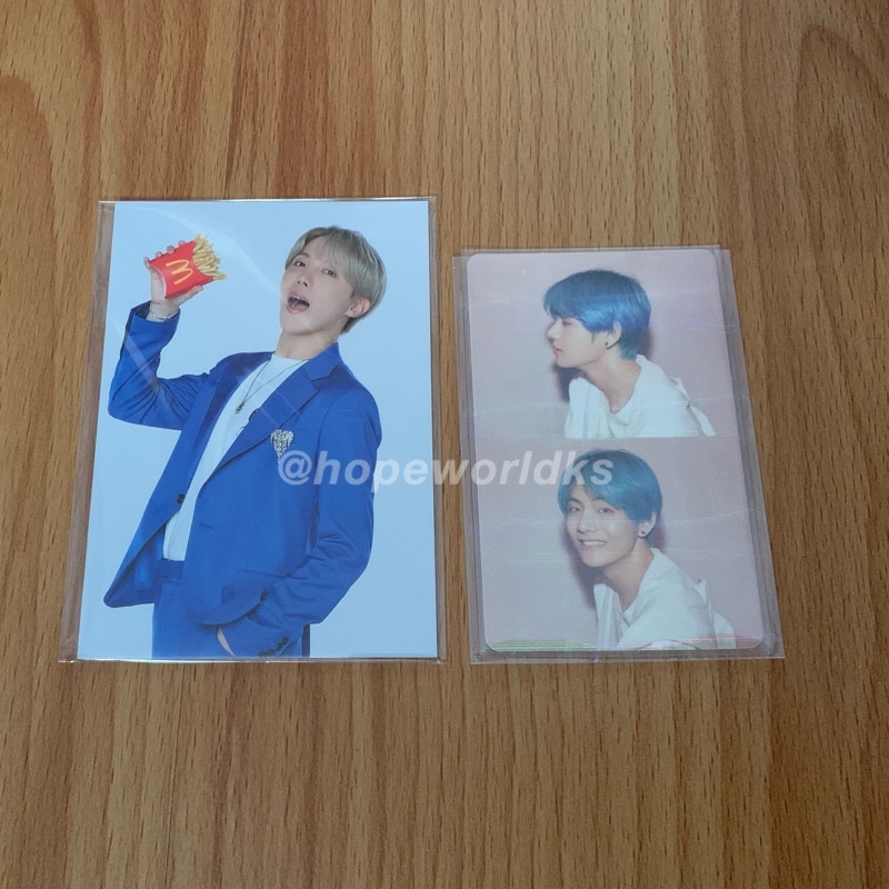 Onhand Bts Photocards Mini Pc Mcdo Pob Cream Taehyung Suga Clue V