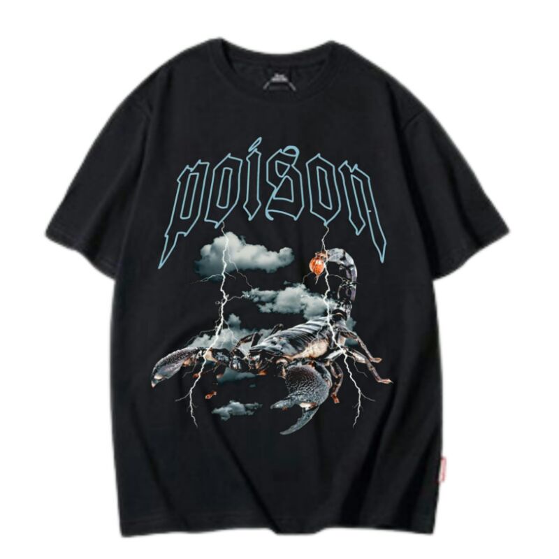 T SHIRT POISON GRAPHIC TEE STREETWEAR ORIGINAL AESTHETIC BAJU KAOS ...